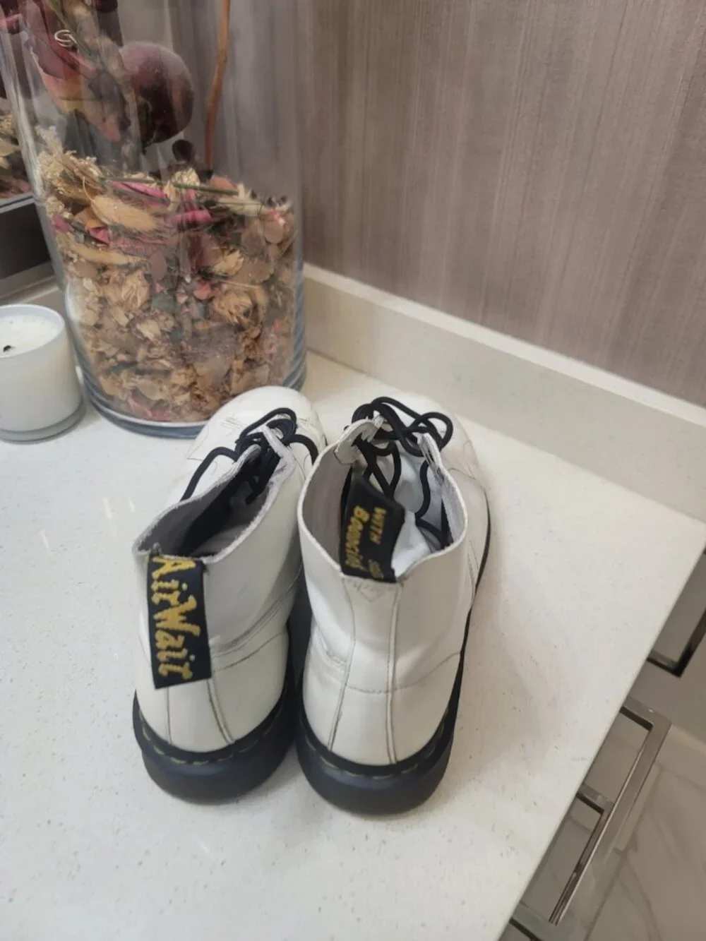 Dr. Martens Church Smooth Leather Monkey Boots M Sz 12 White 26741100 White